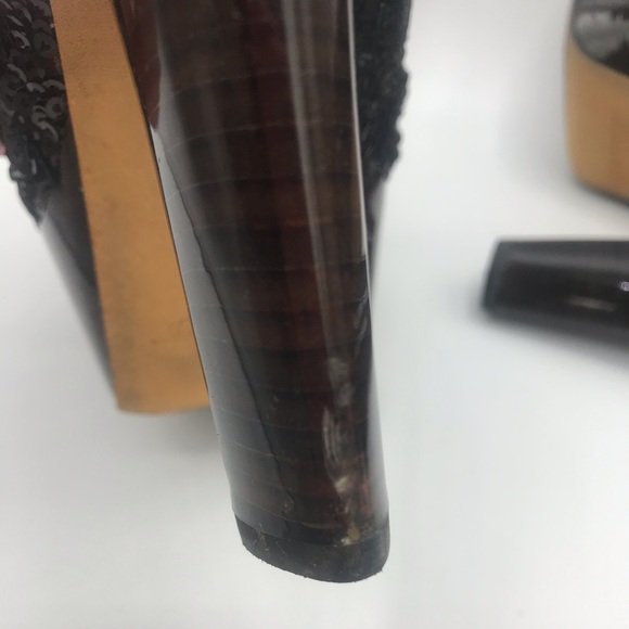 Louis Vuitton Runway Peep Toe Platform Ankle Boots - Picture 11 of 16